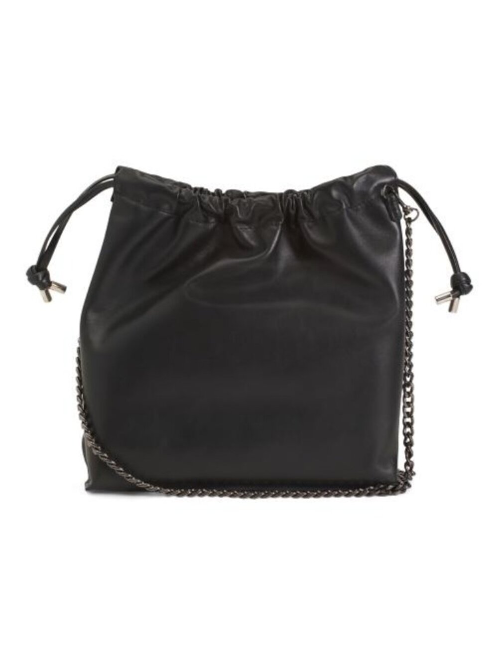 FALOR Made In Italy Leather Small Drawstring Pouch